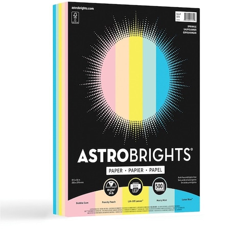 Astrobrights Brights Sprinkle 24Lb Pk WAU91714
